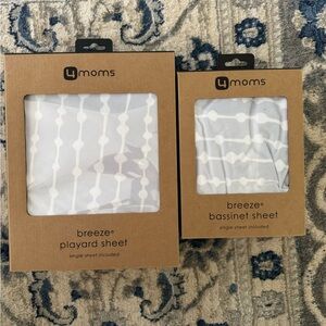 4moms playard sheet + bassinet sheet